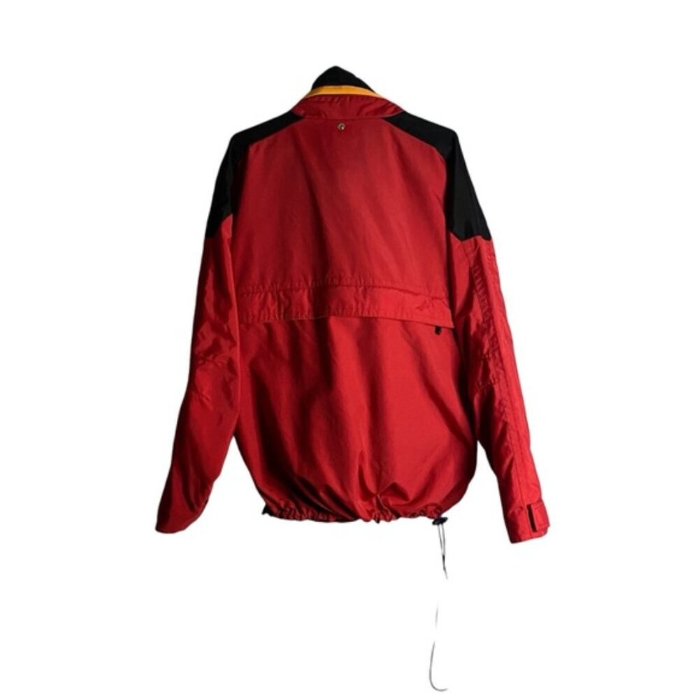 Mobius Men's Red Full Zip Hard Shell Ski Performance Jacket - Picture 13 of 14
